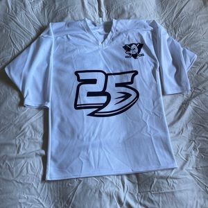 (1) ANAHEIM DUCKS 25th Anniversary HOCKEY JERSEY  Youth Large Y L